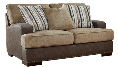 Two-Tone Loveseat