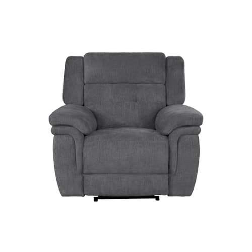 Casual Power Recliner with Power Headrests
