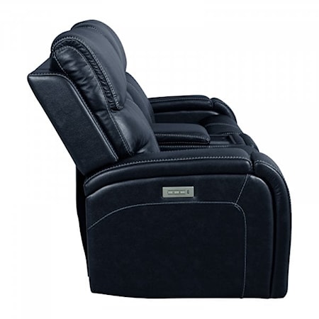 Power Reclining Loveseat with Console