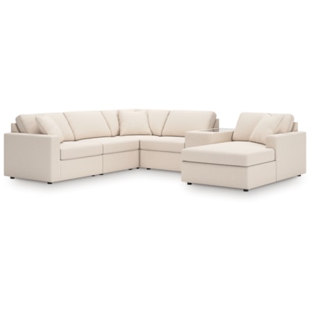 6-Piece Sectional With Chaise