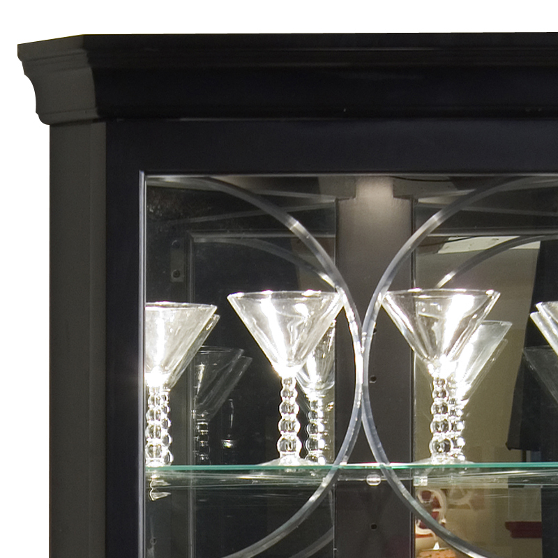 Living Room Corner Curio Cabniet