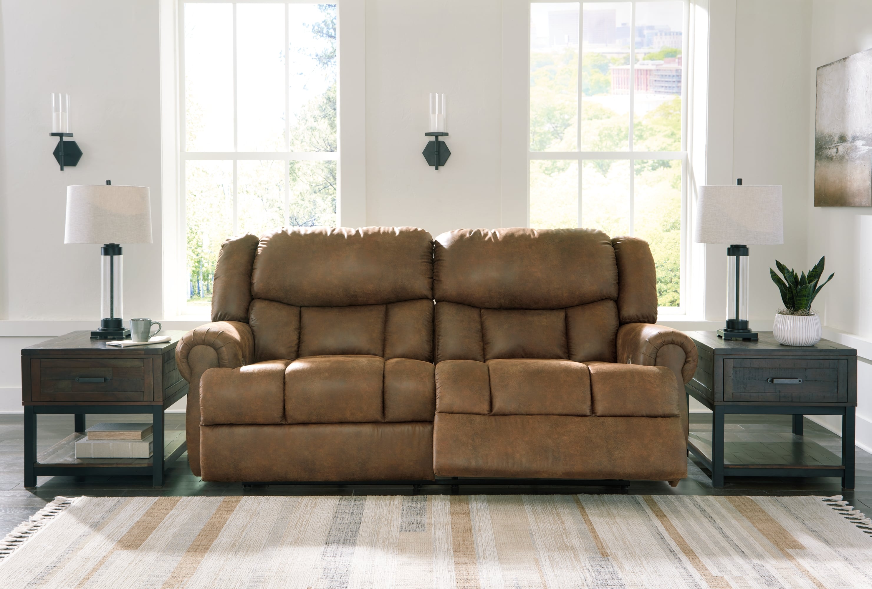 Signature Design by Ashley Boothbay 2 Seat Reclining Power Sofa