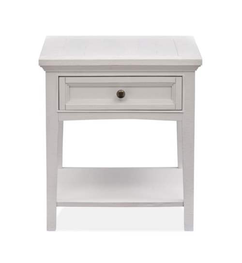 Rectangular End Table with Drawer