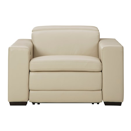 Power Recliner w/ Adj Headrest