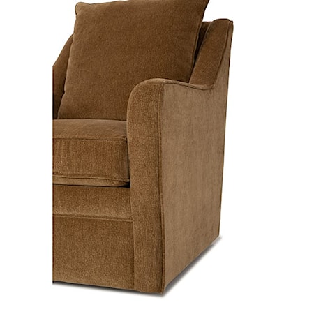 Pillow-Back Swivel Chair