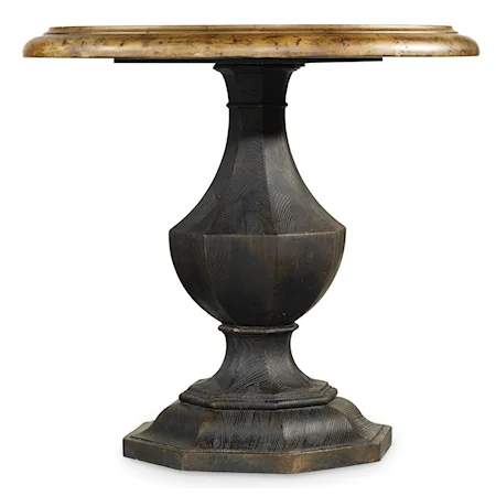 Traditional Round Accent Table