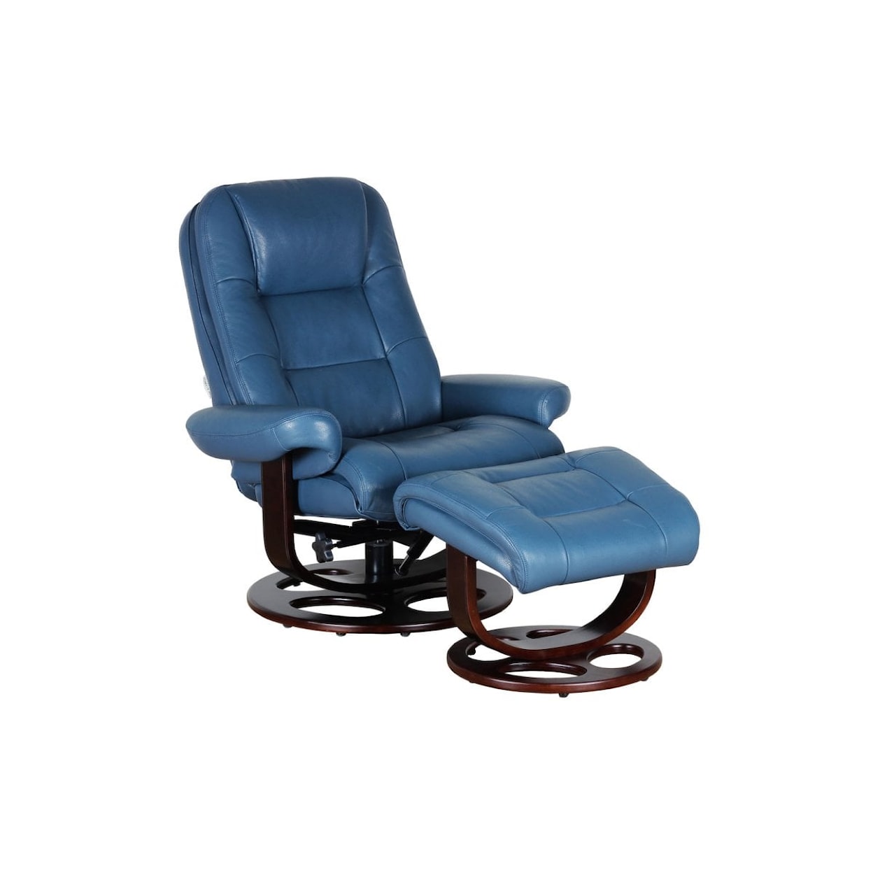 Barcalounger Jacque Swivel Recliner and Ottoman