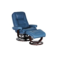 Swivel Pedestal Recliner And Ottoman