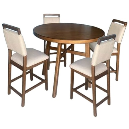 Round Counter-Height Dining Table