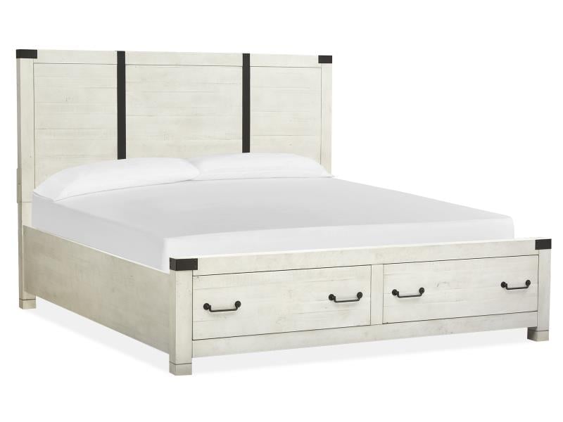 Magnussen Home Chesters Mill King Panel Storage Bed
