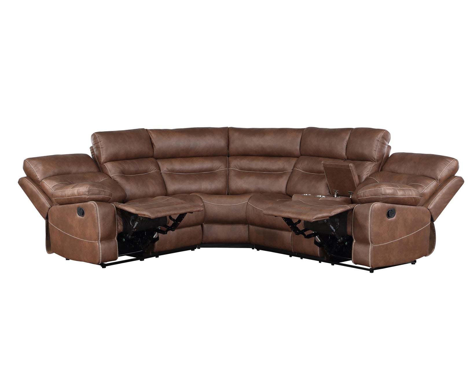 Manual Reclining Sectional Sofa