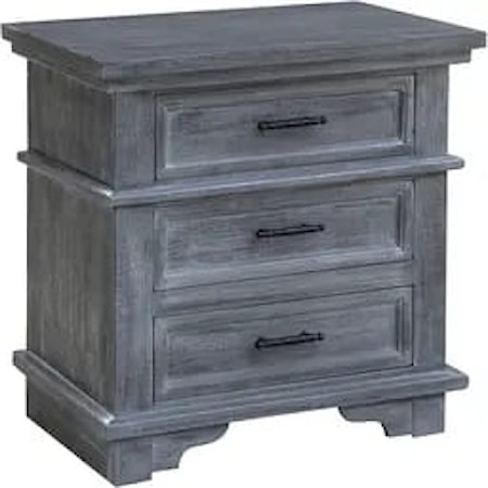 3-Drawer Nightstand