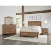 Vaughan Bassett Cool Farmhouse Queen Panel Storage Bed