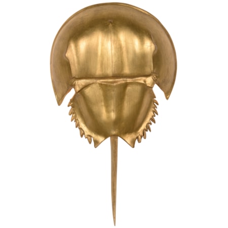 Horseshoe Crab Sconce - Gold