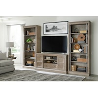 Media Console and Bookcases