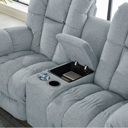 Power Rocker Console Loveseat