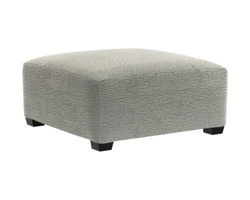 Transitional Square Cocktail Ottoman