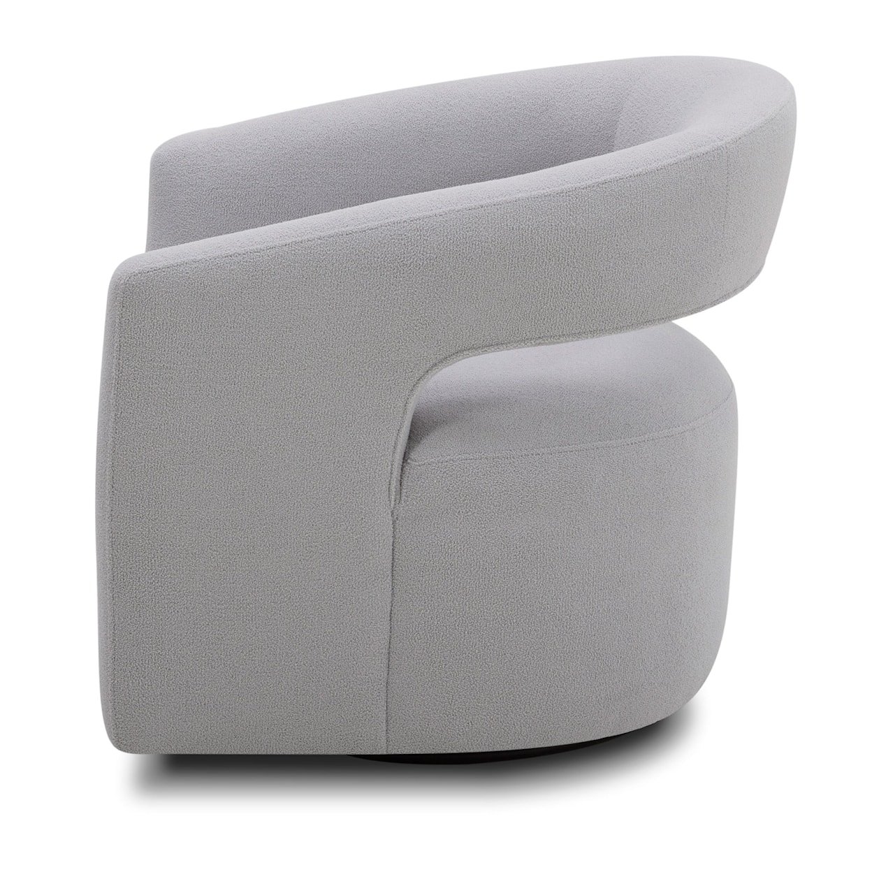 Paramount Living Orbit - Dame Dove Open Back Accent Chair