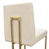 Diamond Sofa Furniture Skyline Set of 2 Dining Chairs in Cream Fabric