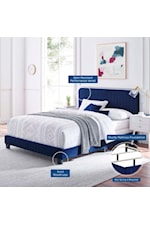 Modway Celine Channel Tufted Performance Velvet Full Platform Bed