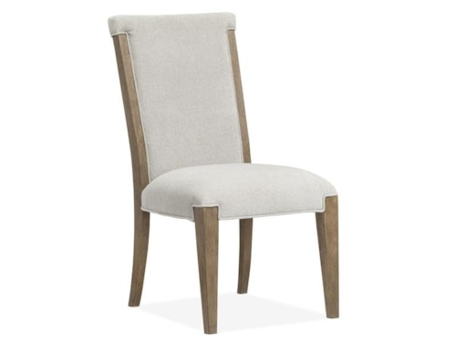 Transitional Upholstered Dining Side Chair