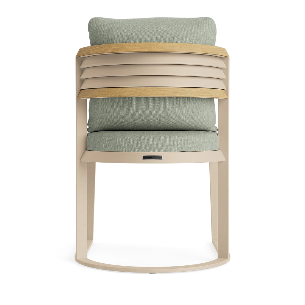 Cushioned Slat-Back Dining Side Chair