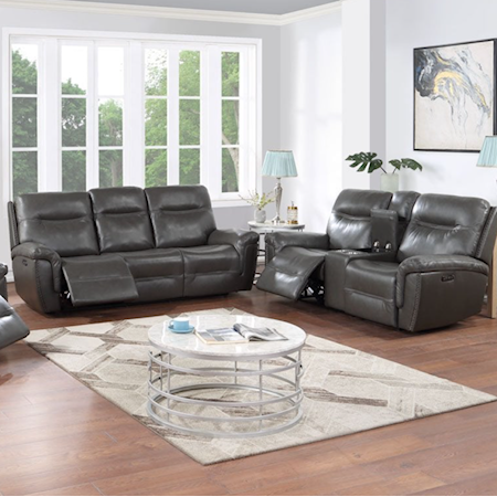 Power Sofa and Loveseat Set