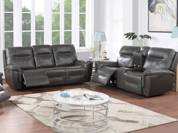 Power Sofa and Loveseat Set