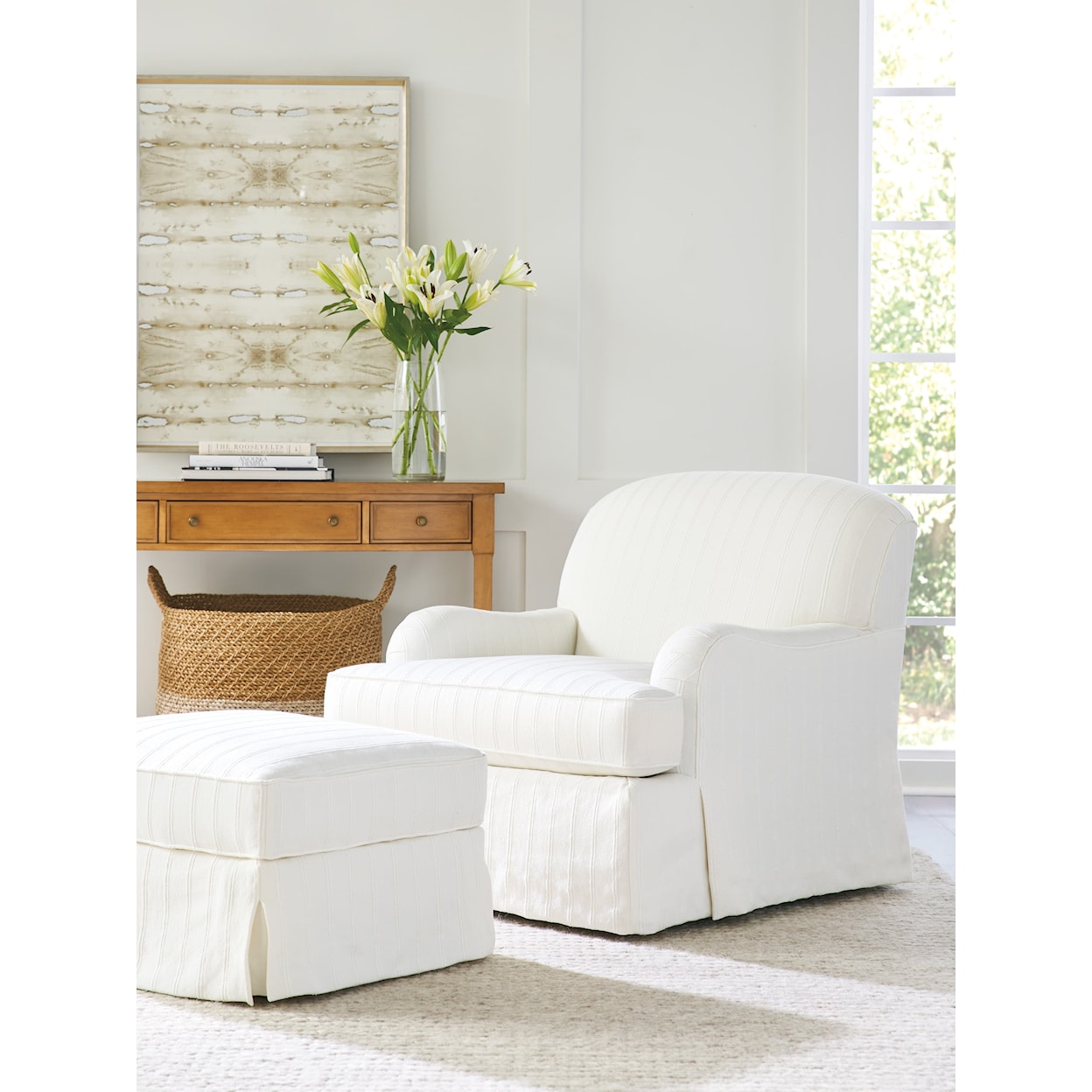 Barclay Butera Laguna Woods Cove Swivel Chair