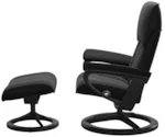 Stressless by Ekornes Admiral Reclining Chair & Ottoman