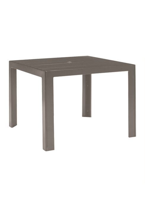 36" Square Dining Table With Umbrella Hole