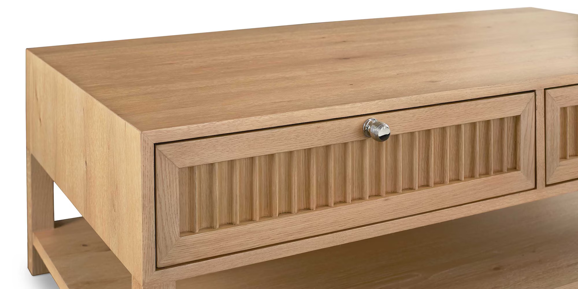 Bassett Newbury Newbury Ribbed Drawer Cocktail Table
