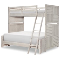Rustic Casual Twin Over Full Bunk Bed