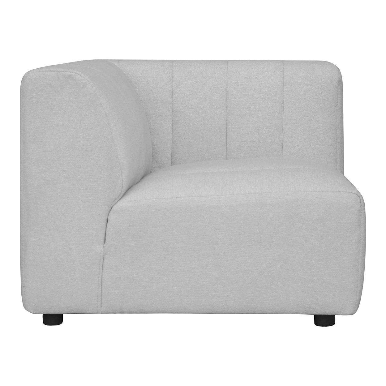 Moe's Home Collection Lyric Lyric Arm Chair Right Oatmeal