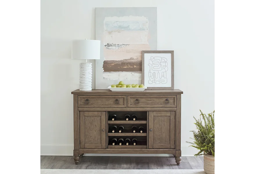 Americana Farmhouse Buffet by Liberty Furniture at VanDrie Home Furnishings