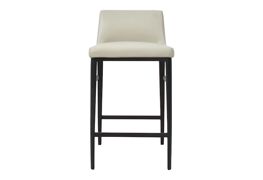 Baron Baron Counter Stool Beige by Moe's Home Collection at Fashion Furniture