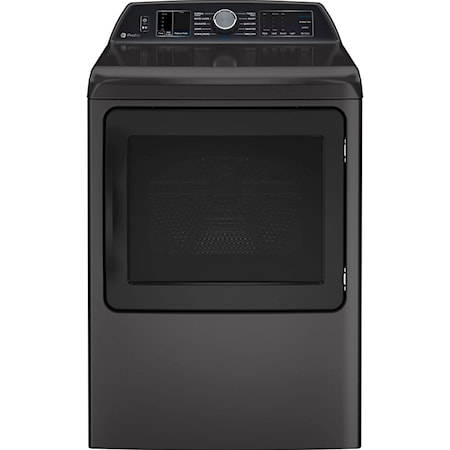 GE Profile 7.4 Cu Ft Smart Electric Dryer Diamond Grey