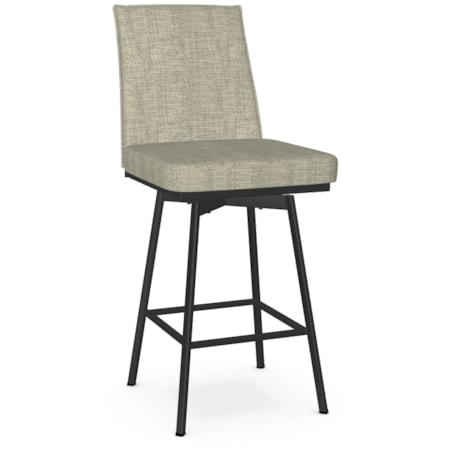 Upholstered Counter Height Swivel Stool