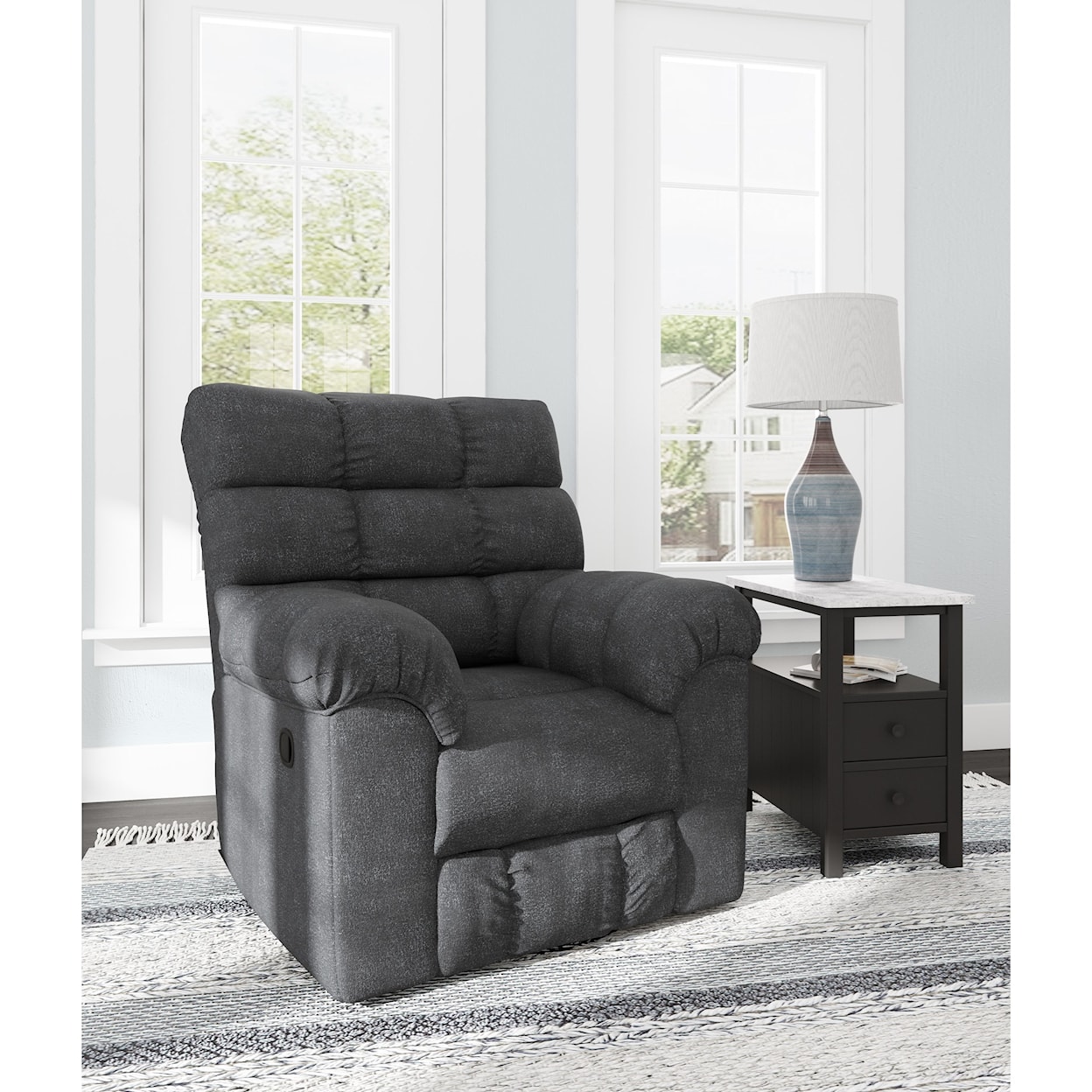 Signature Design by Ashley Furniture Wilhurst Swivel Rocker Recliner