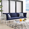 Modway Harmony Outdoor Aluminum Sofa