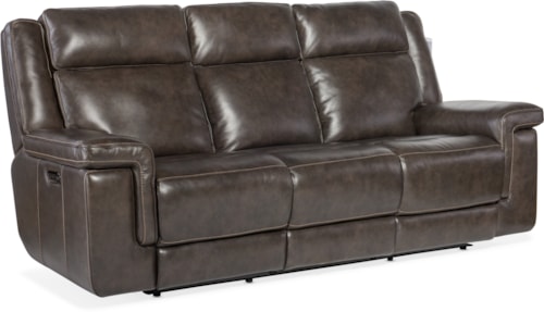 Lay Flat Power Sofa with Power Headrest & Lumbar