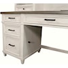 Aspenhome Eileen Pedestal Desk and Return