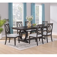 Buchanan Transitional 7-Piece Dining Set