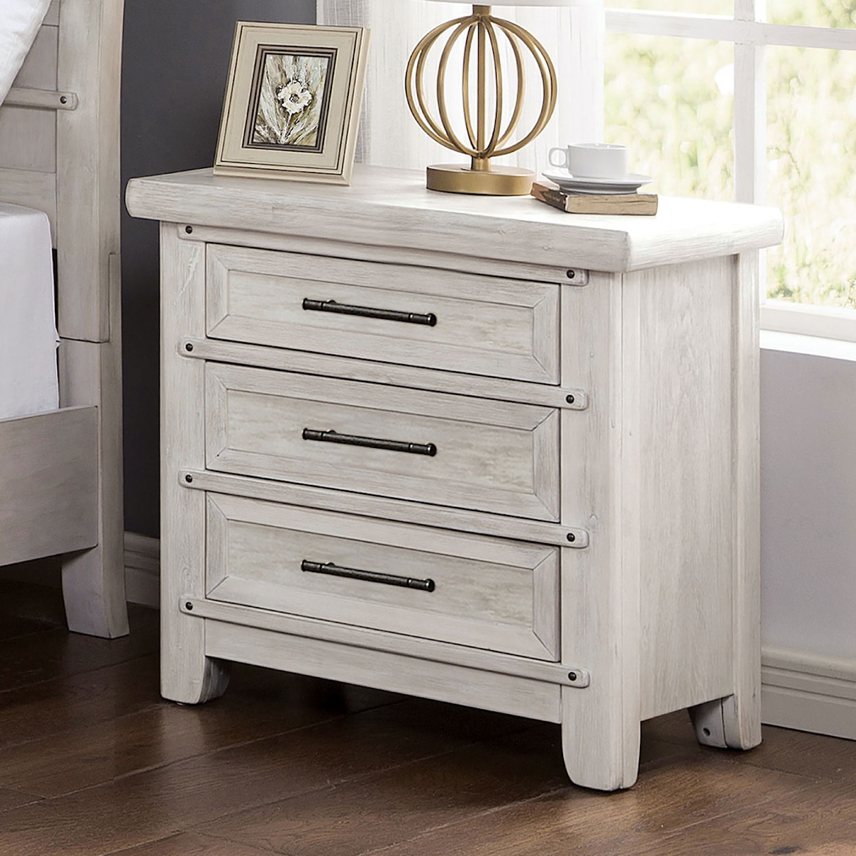 Furniture of America Shawnette Nightstand