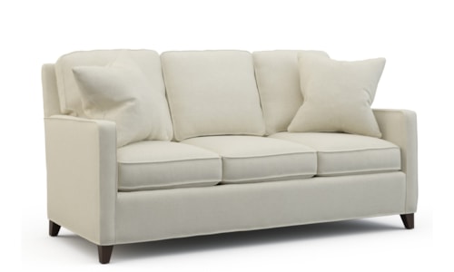 Transitional Sleeper Sofa with Track Arms