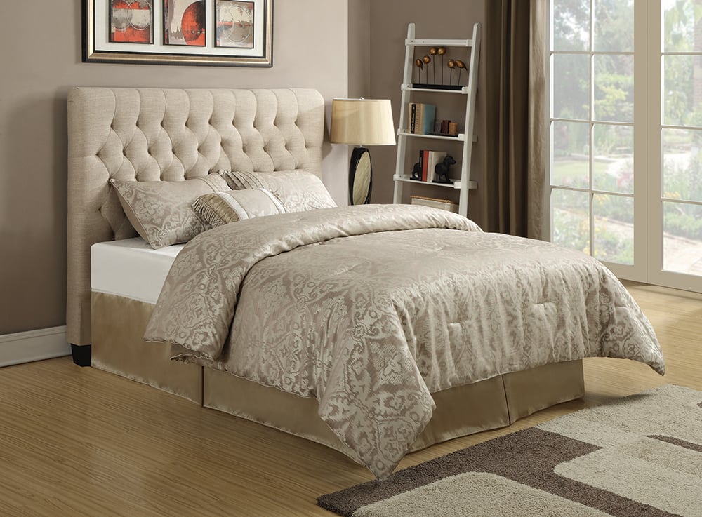 Coaster Chloe Chloe Queen Panel Headboard Oatmeal
