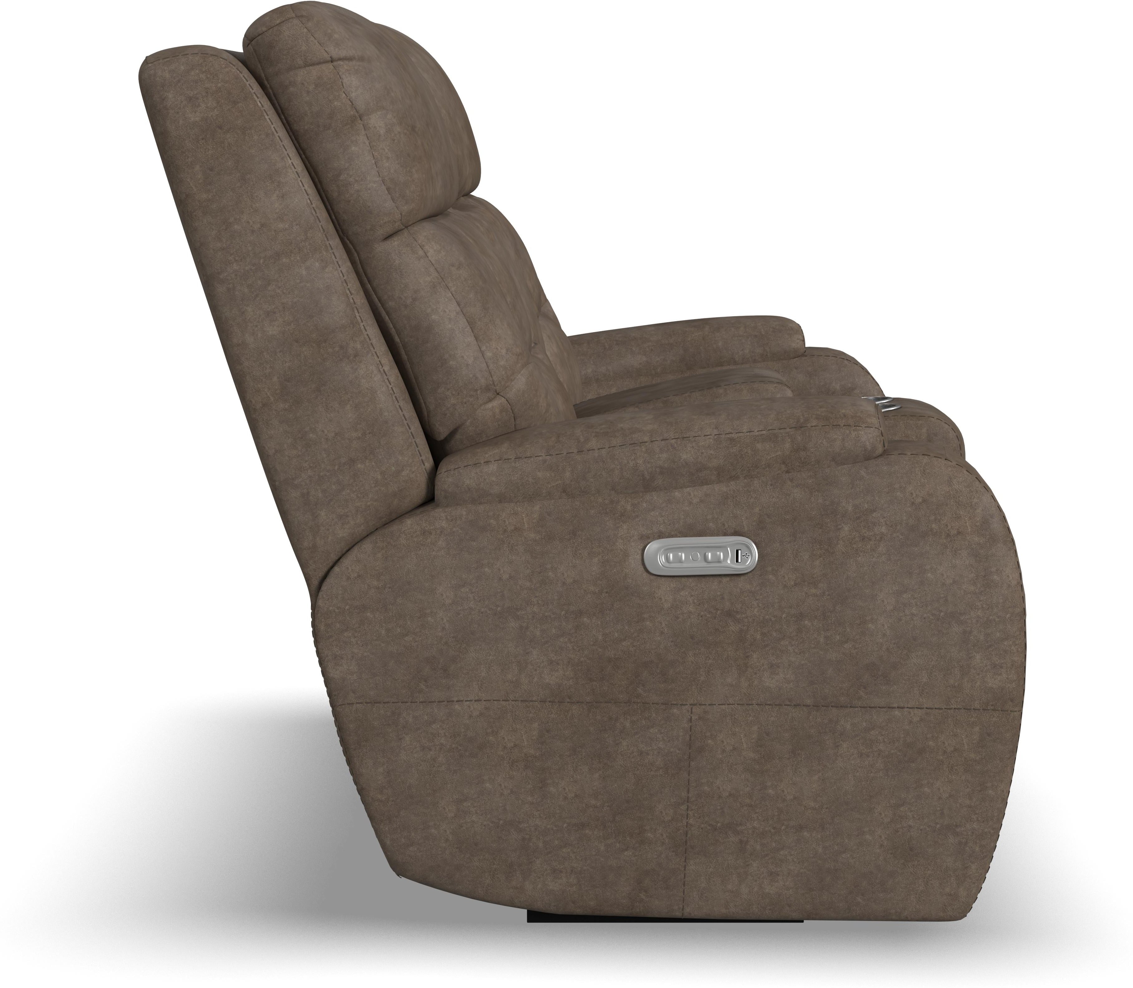 Flexsteel Strait Power Reclining Loveseat