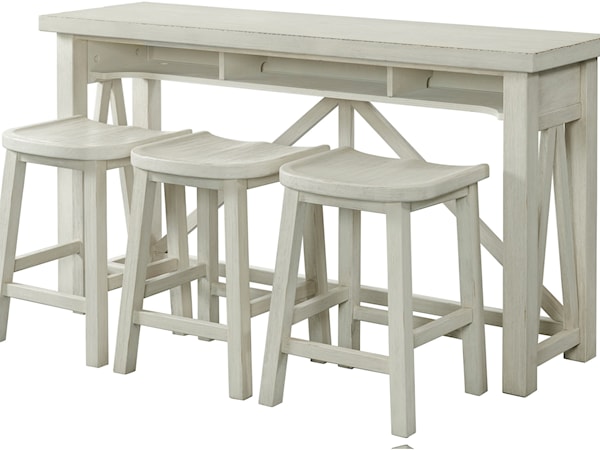 Sofa Table with Stools