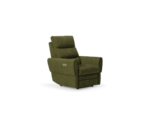 Fairview Contemporary Wallhugger Power Recliner w/ Power Headrest