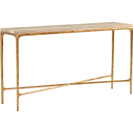 Menlo Park Console With Stone Top